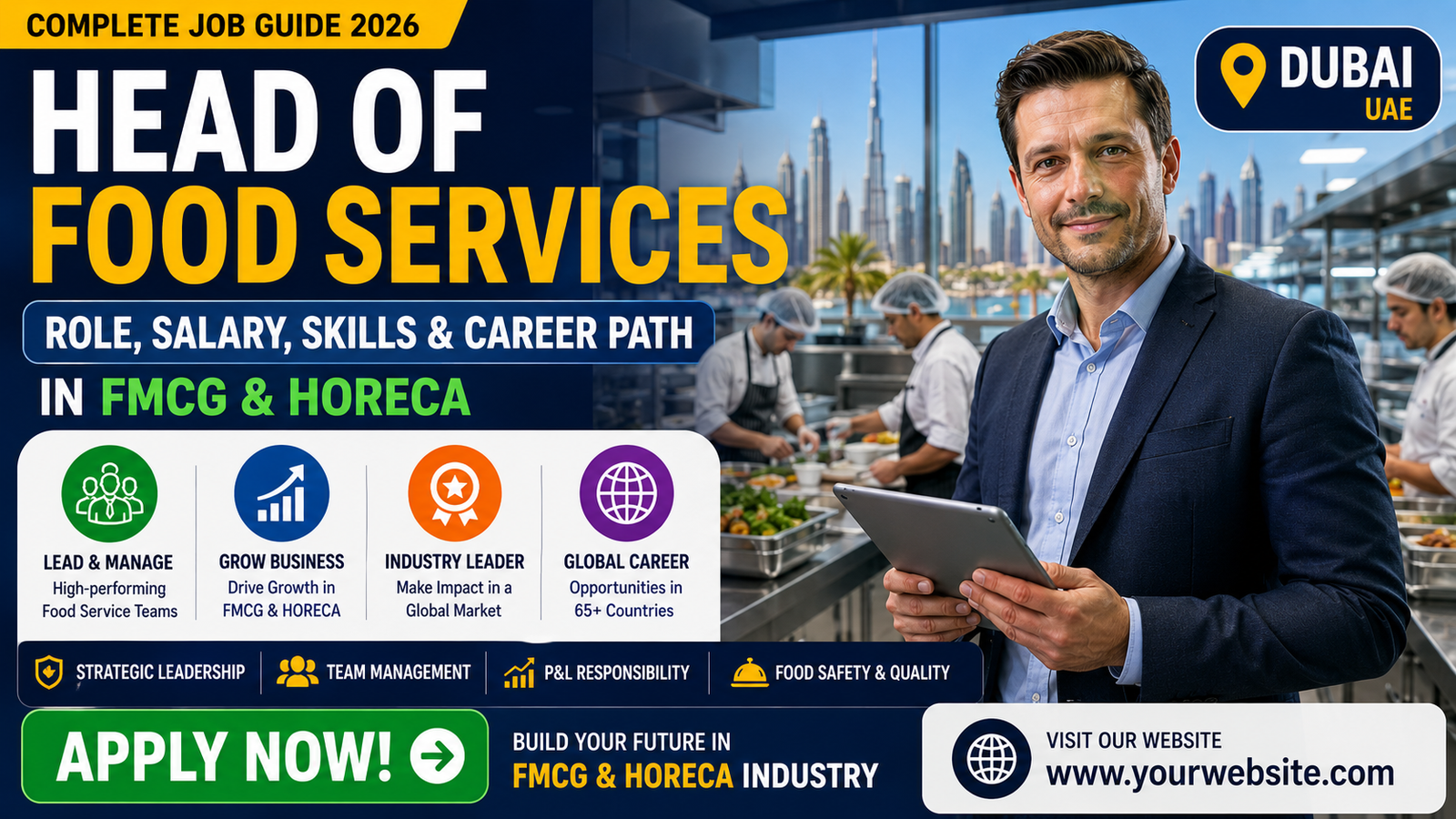 Head of Food Services Job Vacancy 2026 – Apply Now for Regional FMCG Leadership Role (HORECA & QSR)