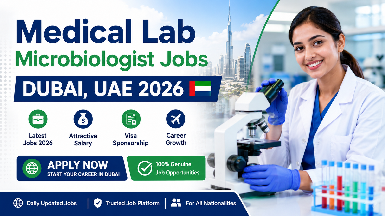 Medical Lab Microbiologist Jobs | Dubai, UAE 2026